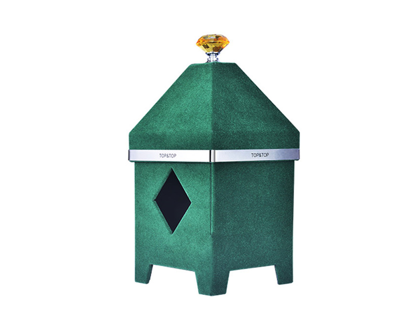 House Shape Green Candle Box