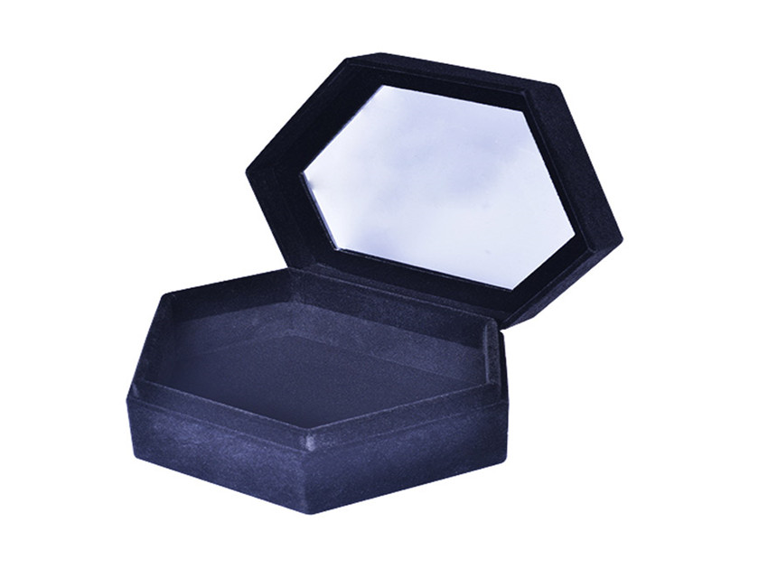 Black Candle Packaging Box with Window