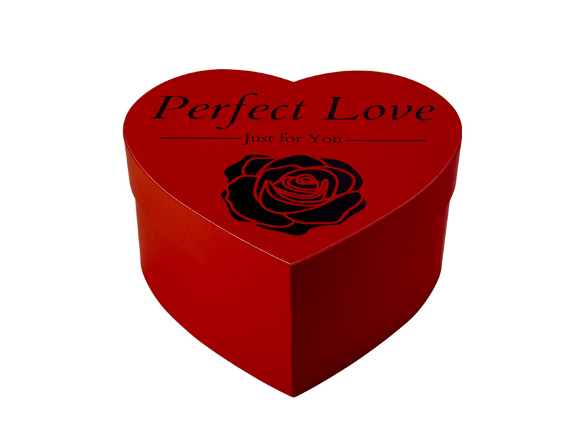 Red Hearted Shaped Box