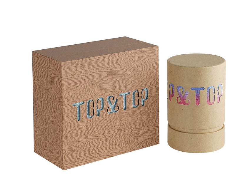 Brown Cosmetic Paper Gift Box