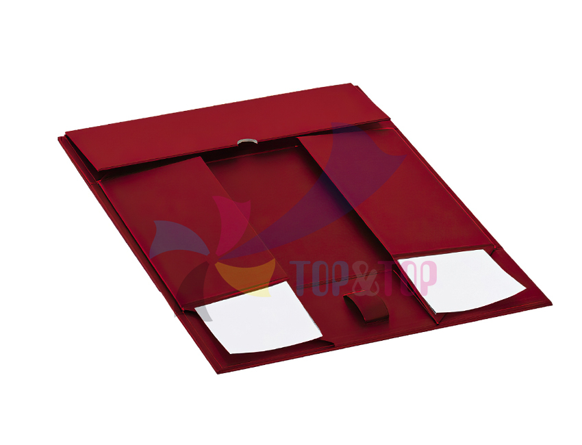 red folding box