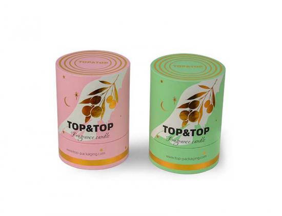  Round Tube Candle Packaging Box