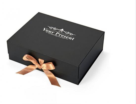 black rigid gift box