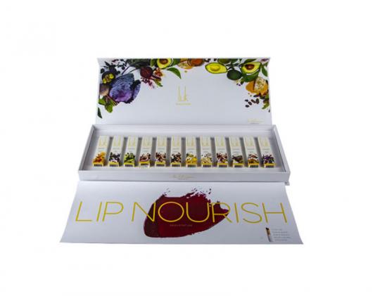 Benutzerdefinierte kosmetische Verpackungspapier-Karton-Geschenkbox für Lippenstift
